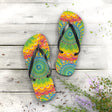Vibrant Mandala Flip Flops - Colorful & Intricate Shoes - Blululi