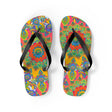 Vibrant Mandala Flip Flops - Colorful & Intricate Shoes - Blululi
