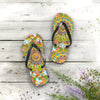 Vibrant Mandala Flip Flops - Colorful & Stylish Shoes - Blululi