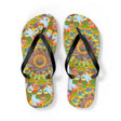 Vibrant Mandala Flip Flops - Colorful & Stylish Shoes - Blululi