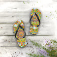 Vibrant Mandala Flip Flops - Colorful & Stylish Shoes - Blululi