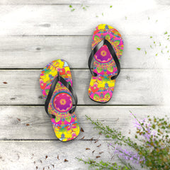 Vibrant Mandala Flip Flops - Comfort & Style Shoes - Blululi