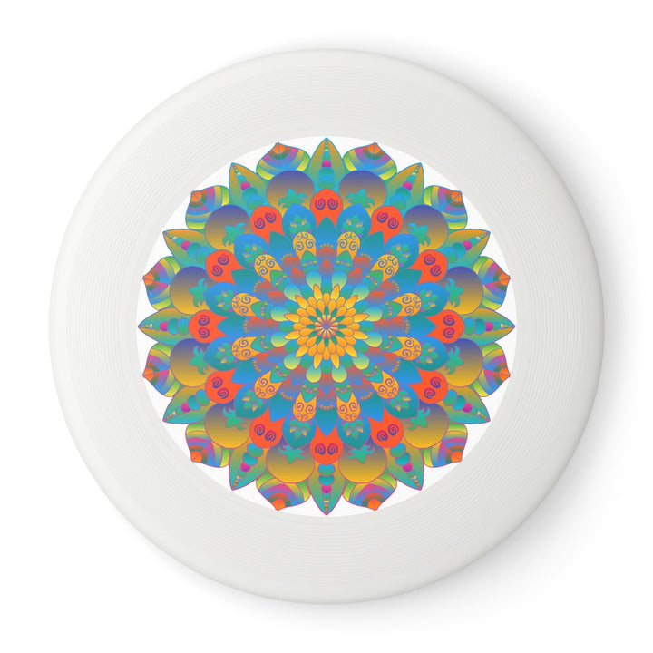 Vibrant Mandala Frisbee: Beach Fun! Accessories - Blululi