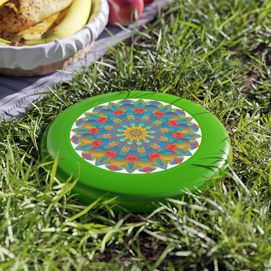 Vibrant Mandala Frisbee: Beach Fun! Accessories - Blululi