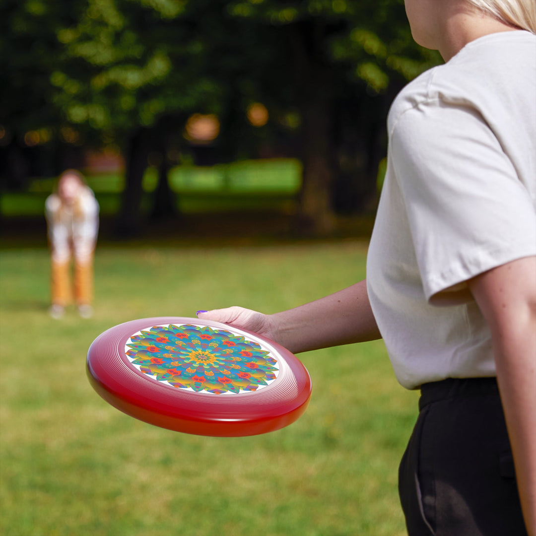 Vibrant Mandala Frisbee: Beach Fun! Accessories - Blululi