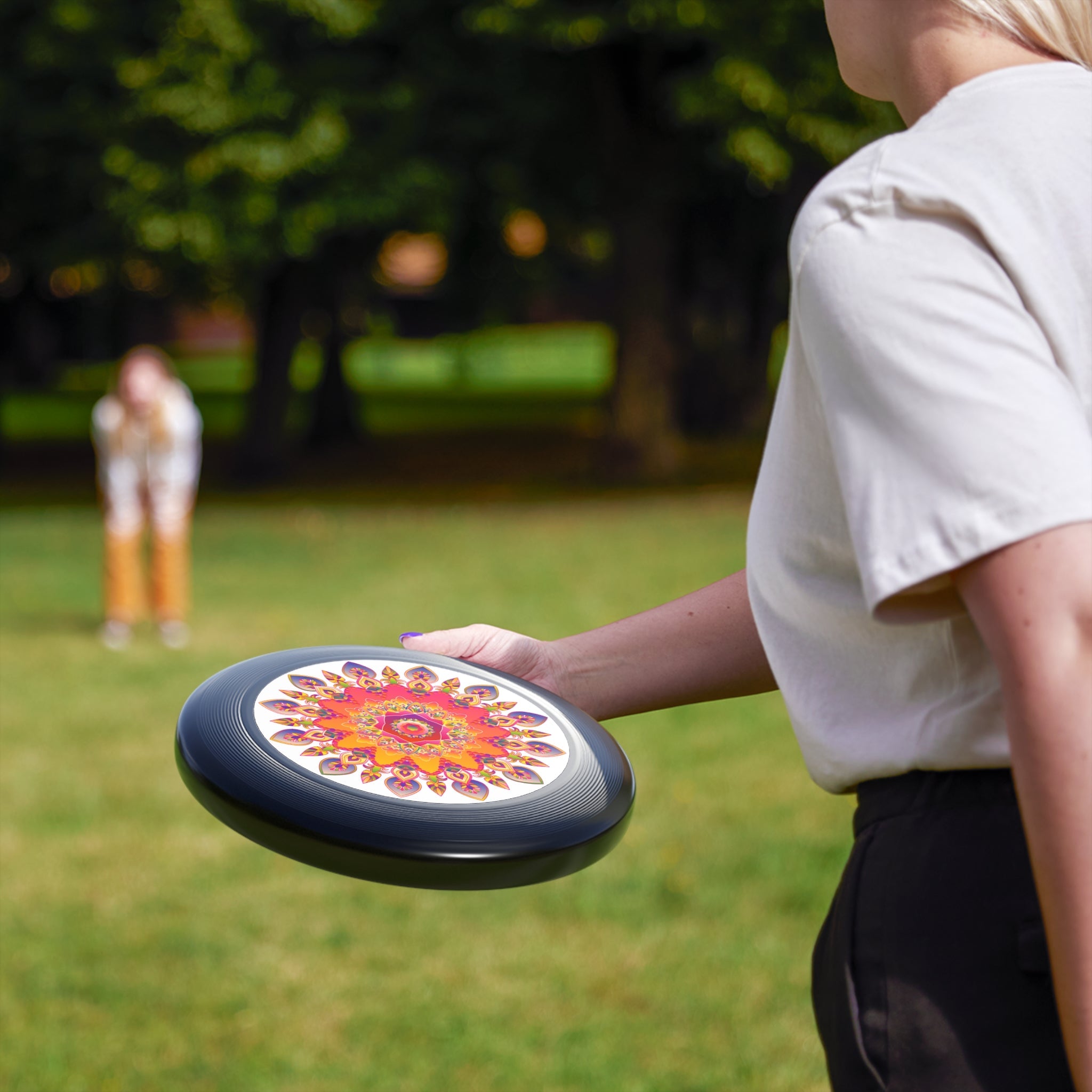 Vibrant Mandala Frisbee: Catch the Art! Accessories - Blululi