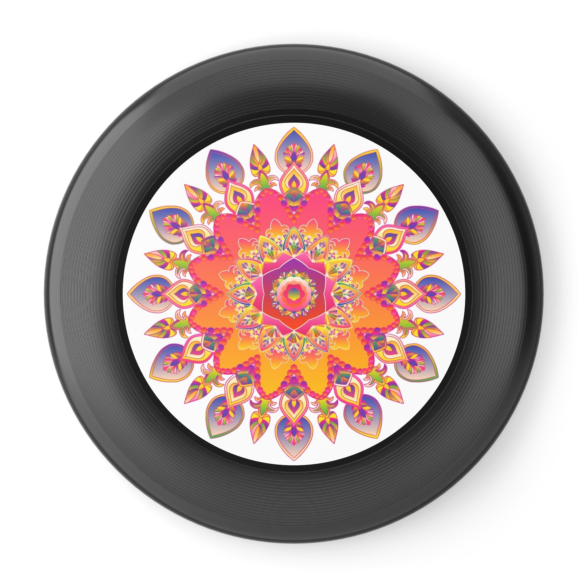 Vibrant Mandala Frisbee: Catch the Art! Accessories - Blululi