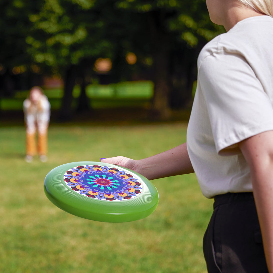 Vibrant Mandala Frisbee: Colorful Art Disc Accessories - Blululi