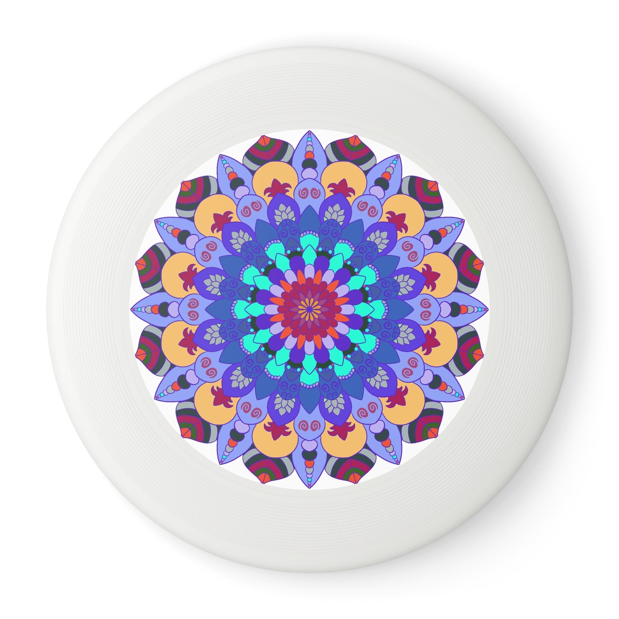 Vibrant Mandala Frisbee: Colorful Art Disc Accessories - Blululi