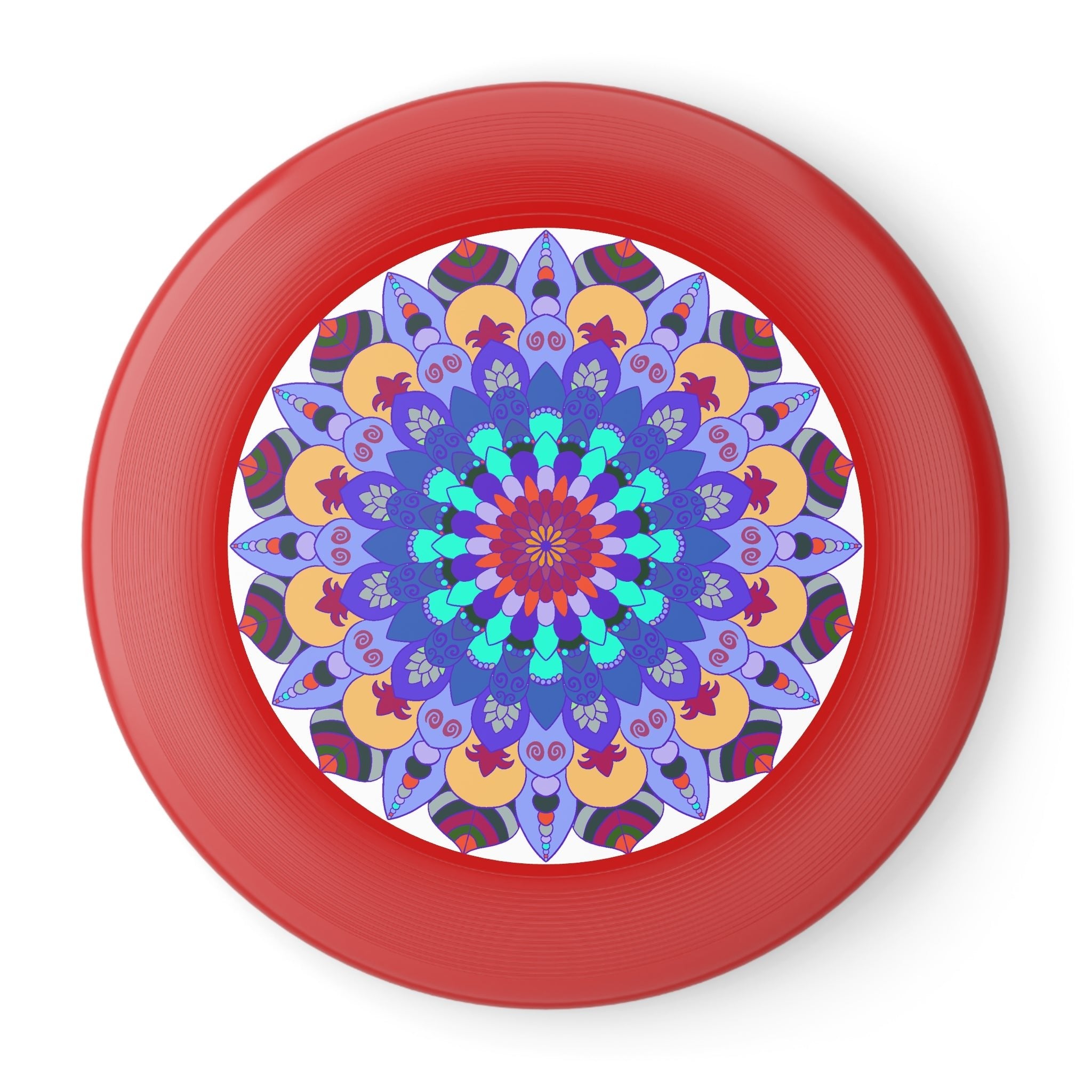 Vibrant Mandala Frisbee: Colorful Art Disc Accessories - Blululi