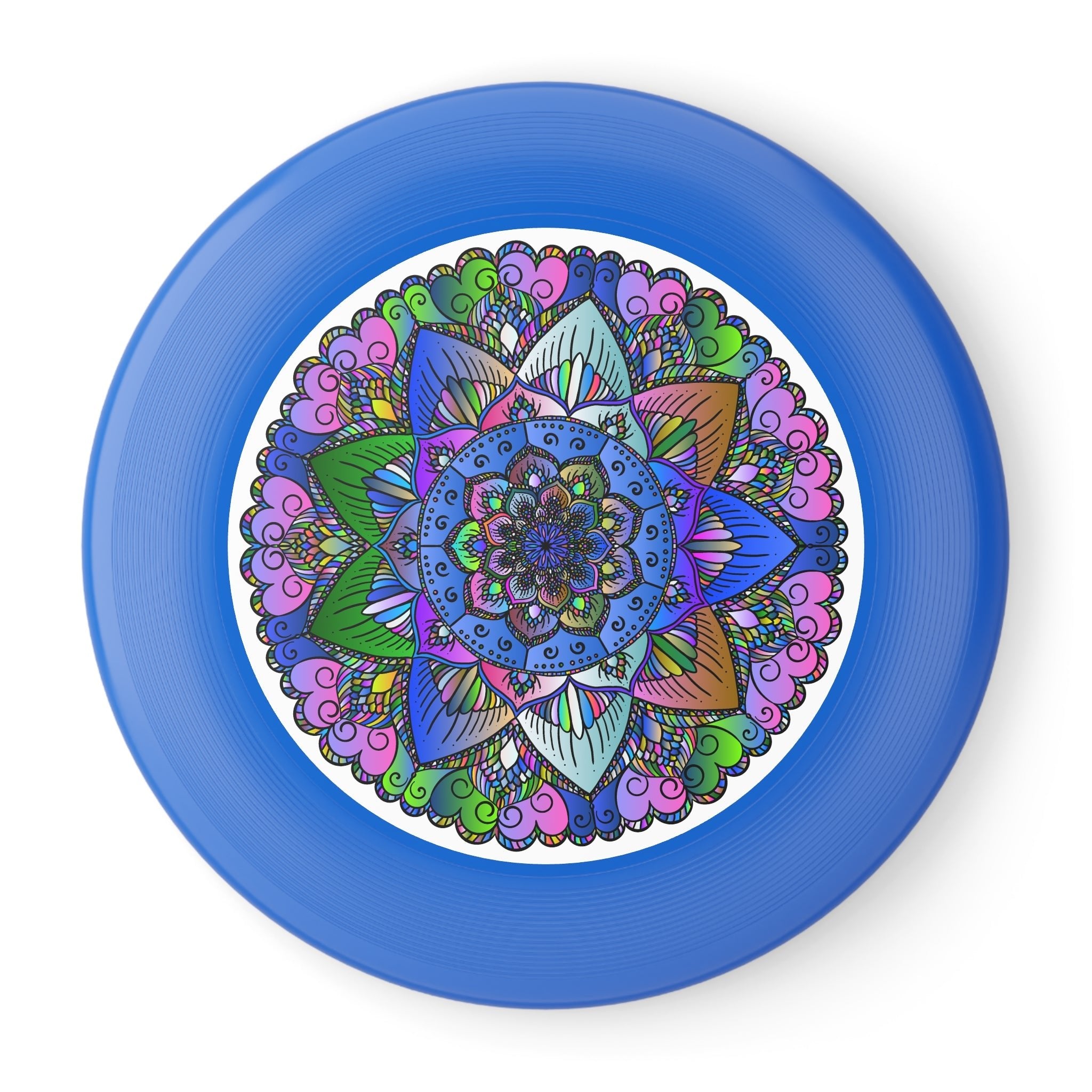 Vibrant Mandala Frisbee: Colorful Design Accessories - Blululi