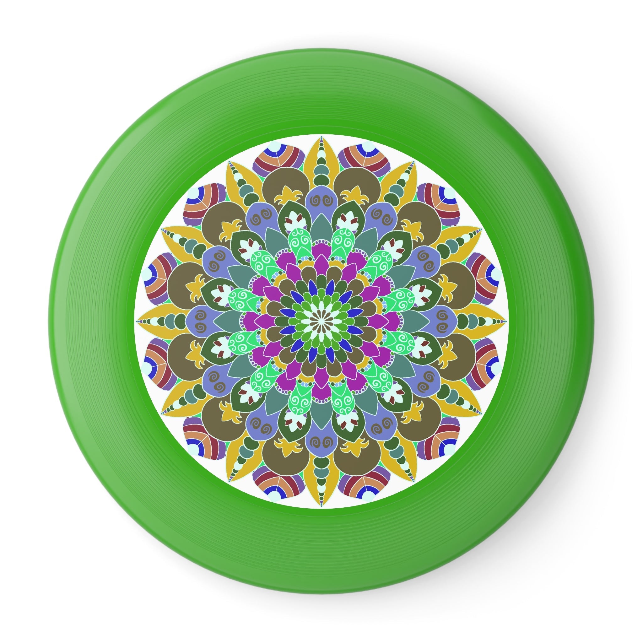 Vibrant Mandala Frisbee: Colorful Design Accessories - Blululi