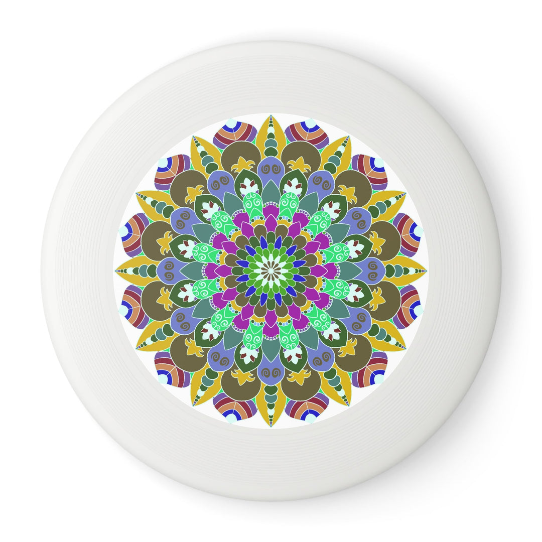 Vibrant Mandala Frisbee: Colorful Design Accessories - Blululi