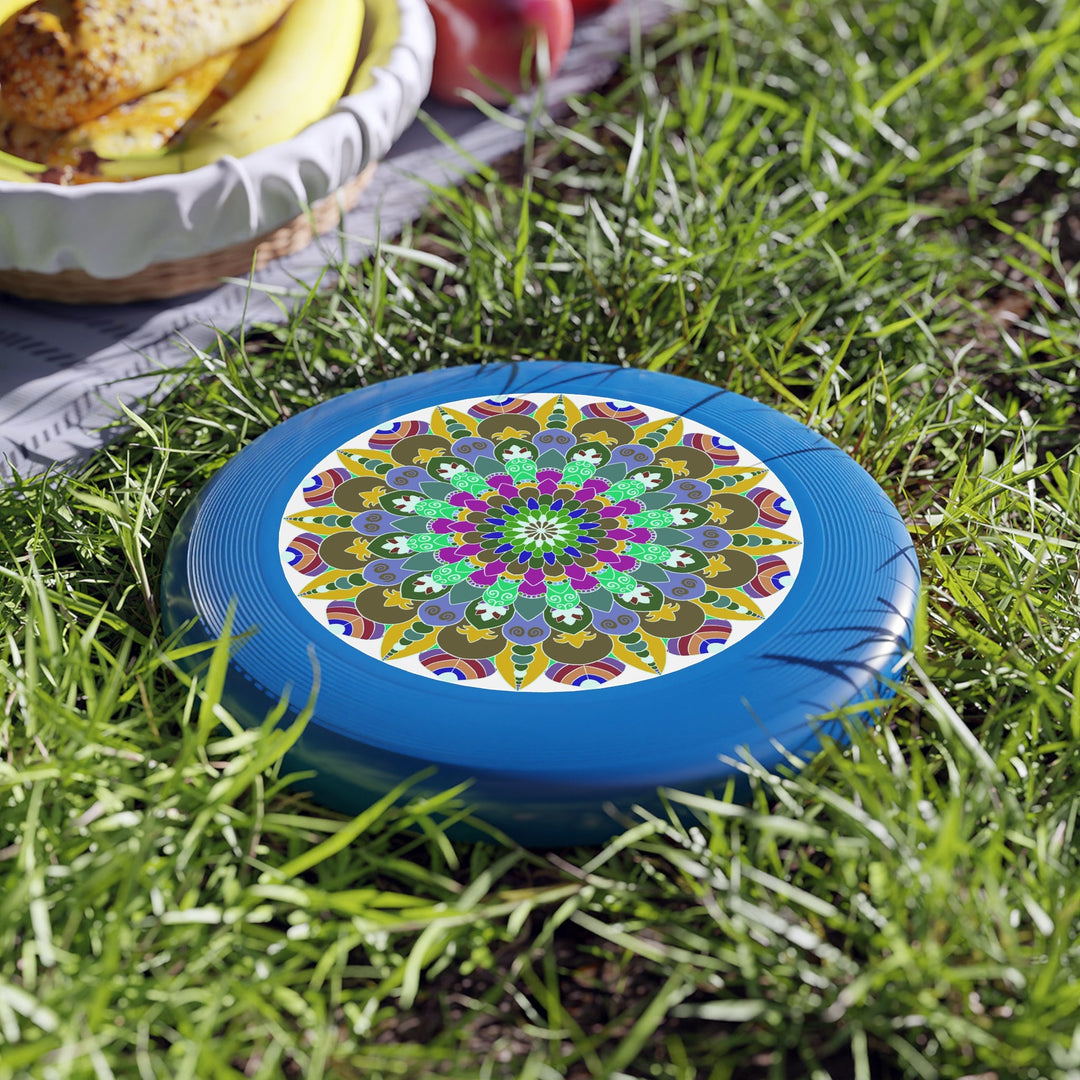 Vibrant Mandala Frisbee: Colorful Design Accessories - Blululi