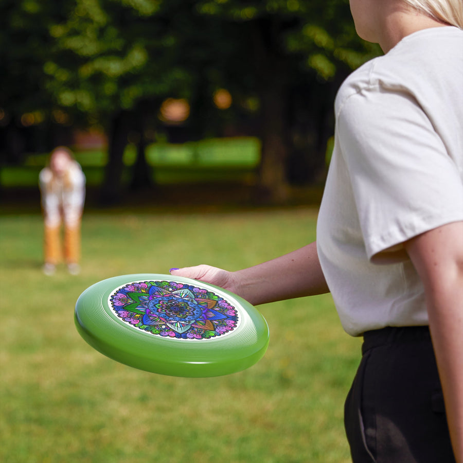 Vibrant Mandala Frisbee: Colorful Design Accessories - Blululi