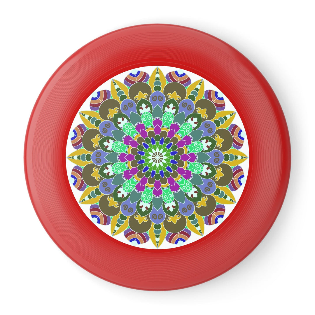 Vibrant Mandala Frisbee: Colorful Design Accessories - Blululi