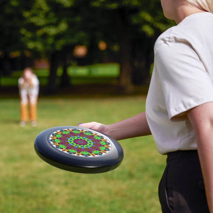 Vibrant Mandala Frisbee - Colorful Disc Accessories - Blululi