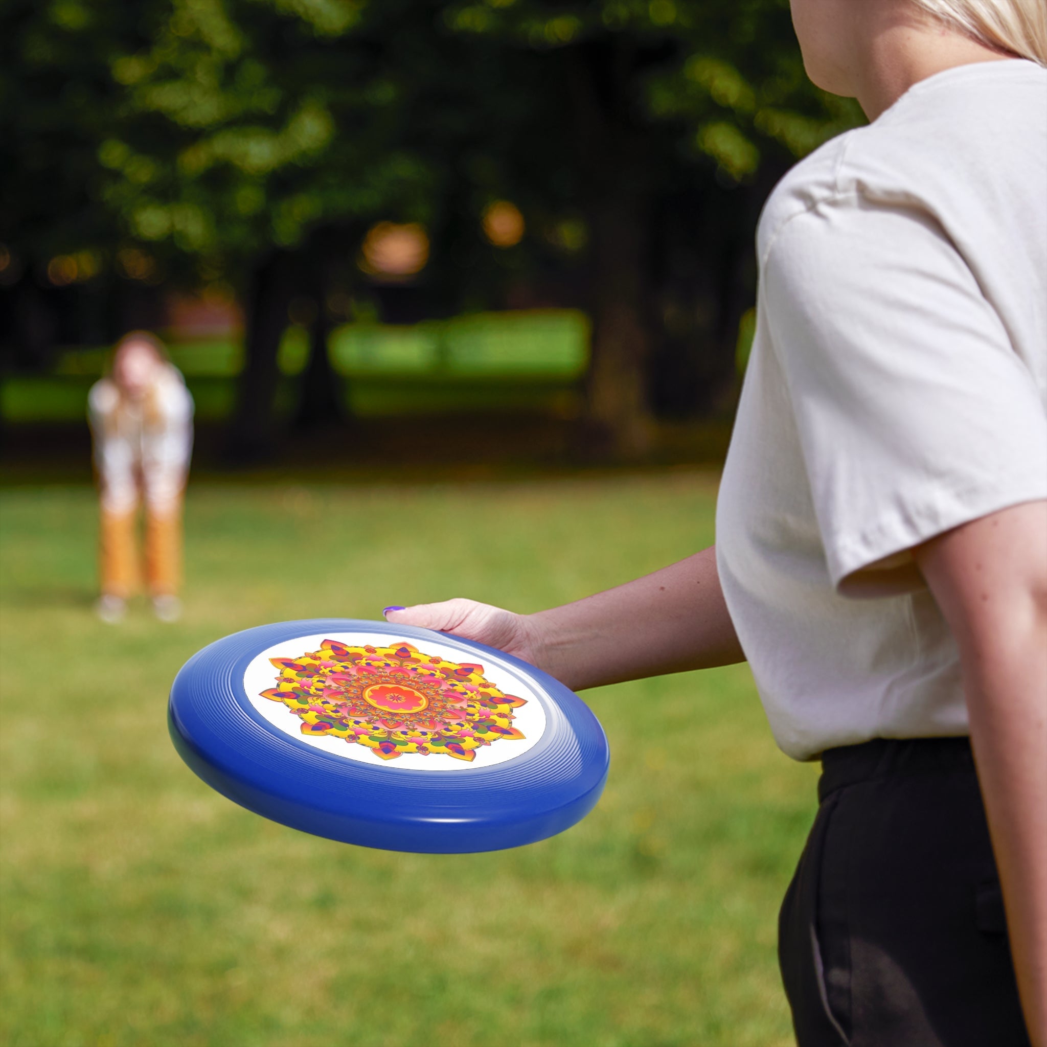 Vibrant Mandala Frisbee: Colorful Disc Accessories - Blululi