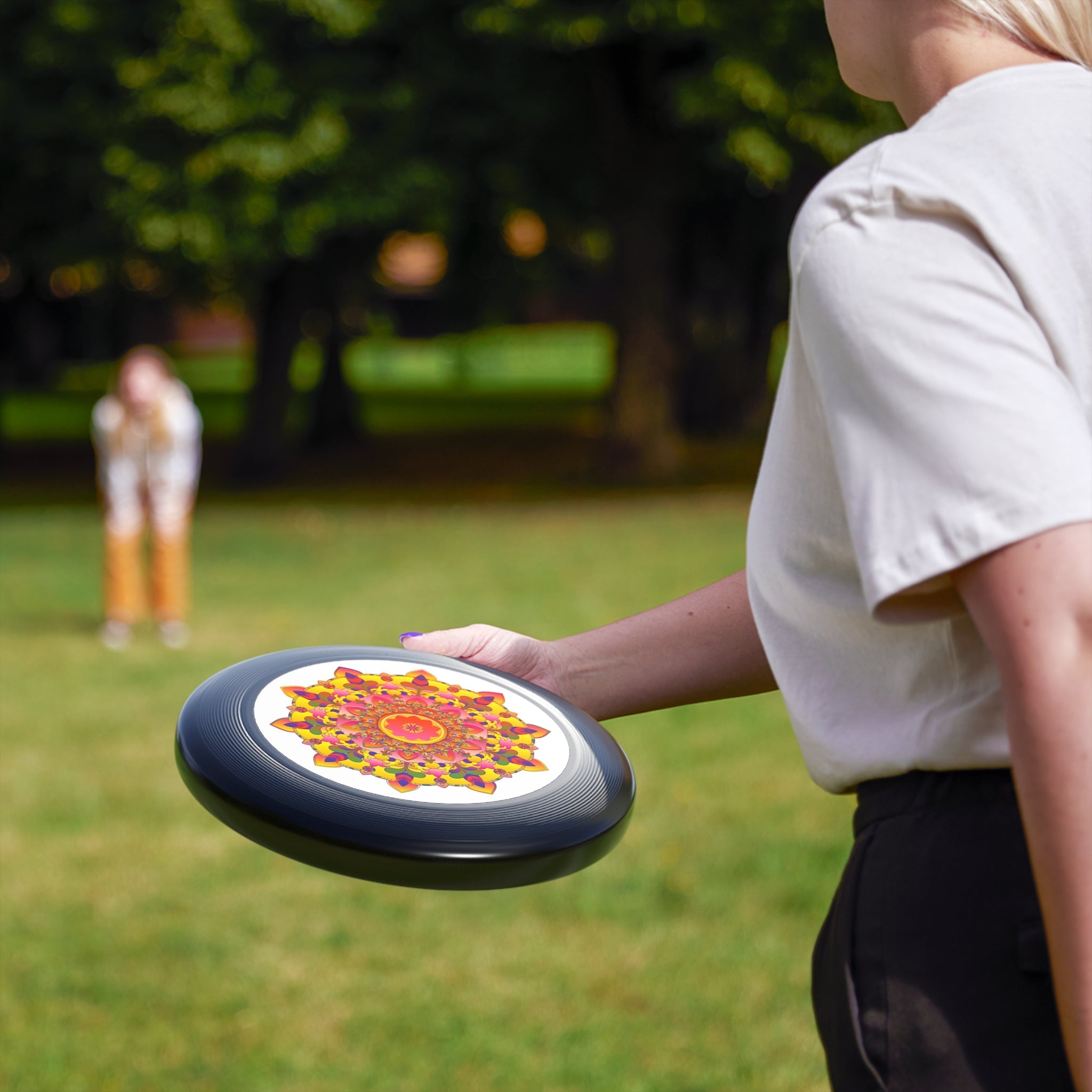 Vibrant Mandala Frisbee: Colorful Disc Accessories - Blululi