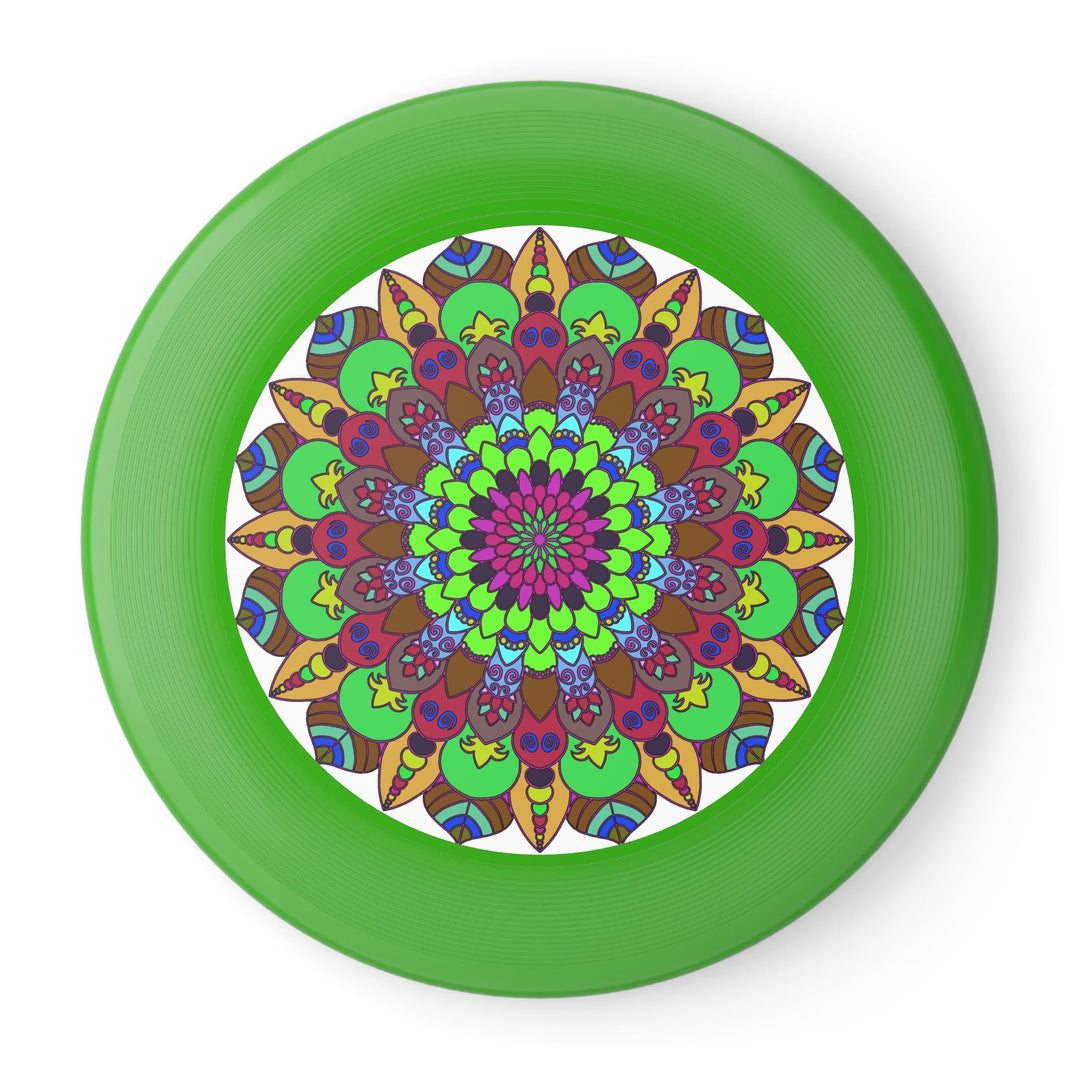 Vibrant Mandala Frisbee - Colorful Disc Accessories - Blululi