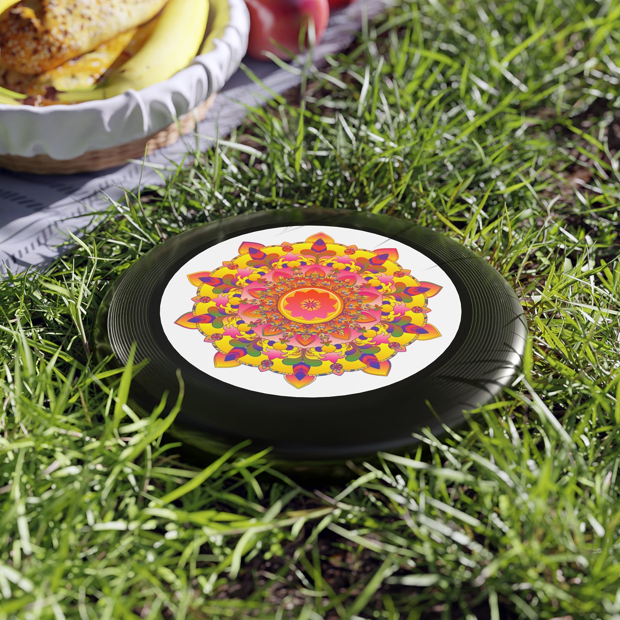 Vibrant Mandala Frisbee: Colorful Disc Accessories - Blululi