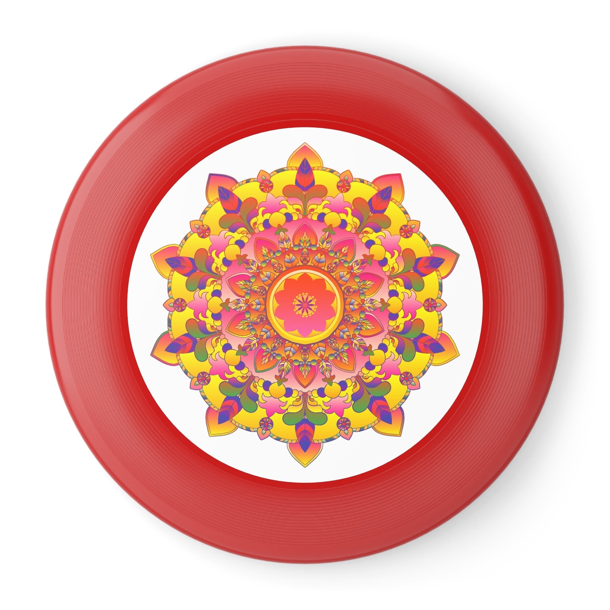 Vibrant Mandala Frisbee: Colorful Disc Accessories - Blululi