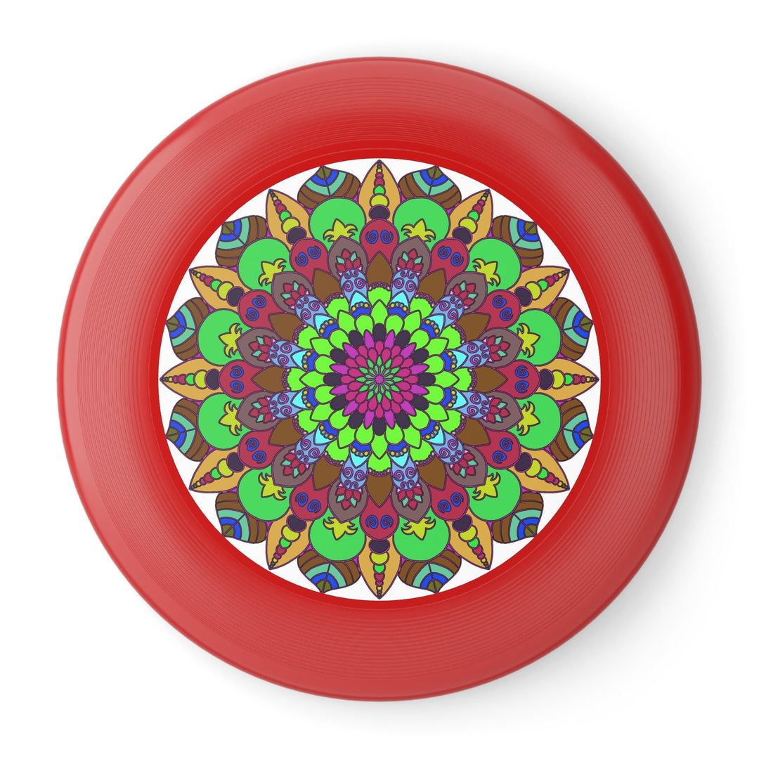 Vibrant Mandala Frisbee - Colorful Disc Accessories - Blululi