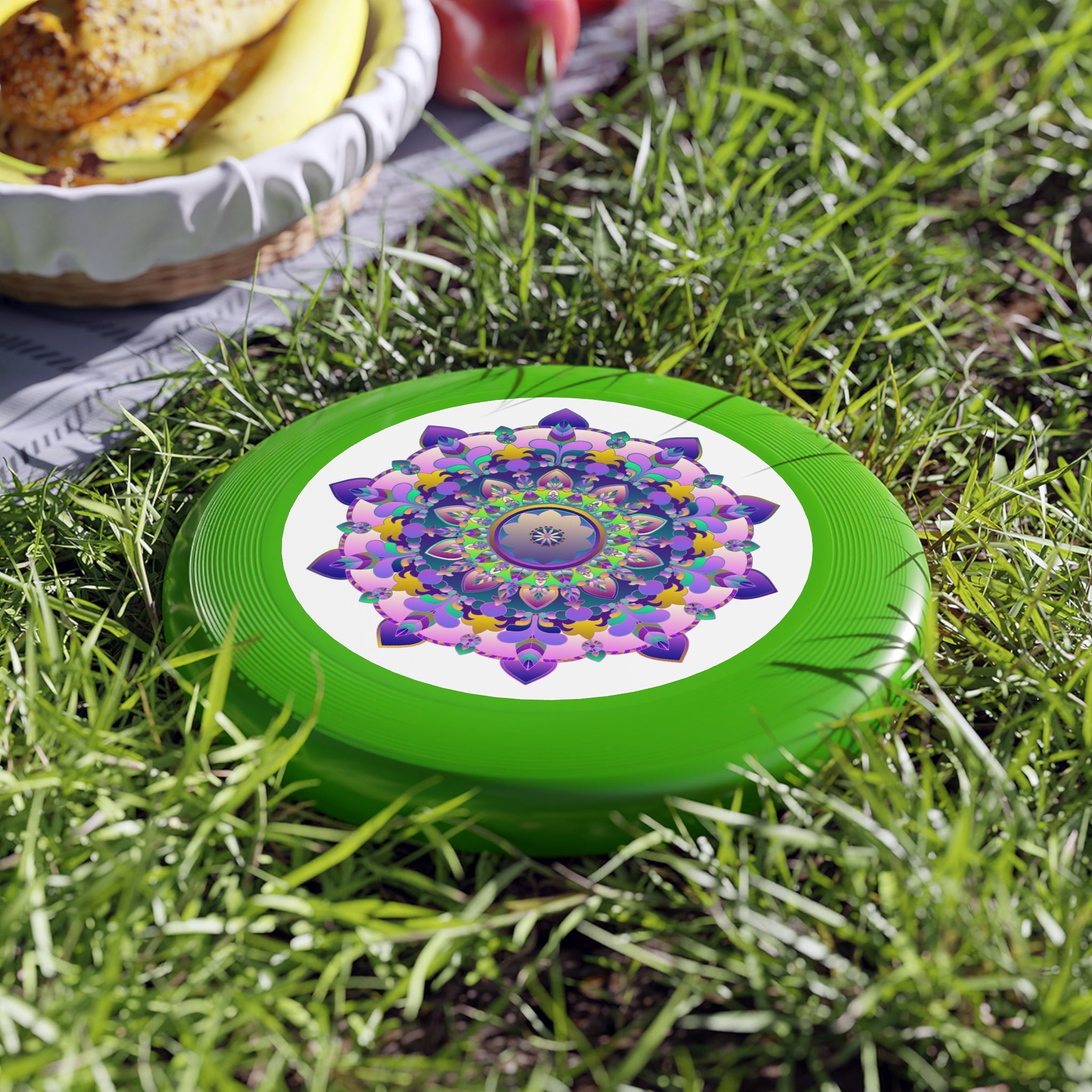 Vibrant Mandala Frisbee: Colorful Fun Accessories - Blululi