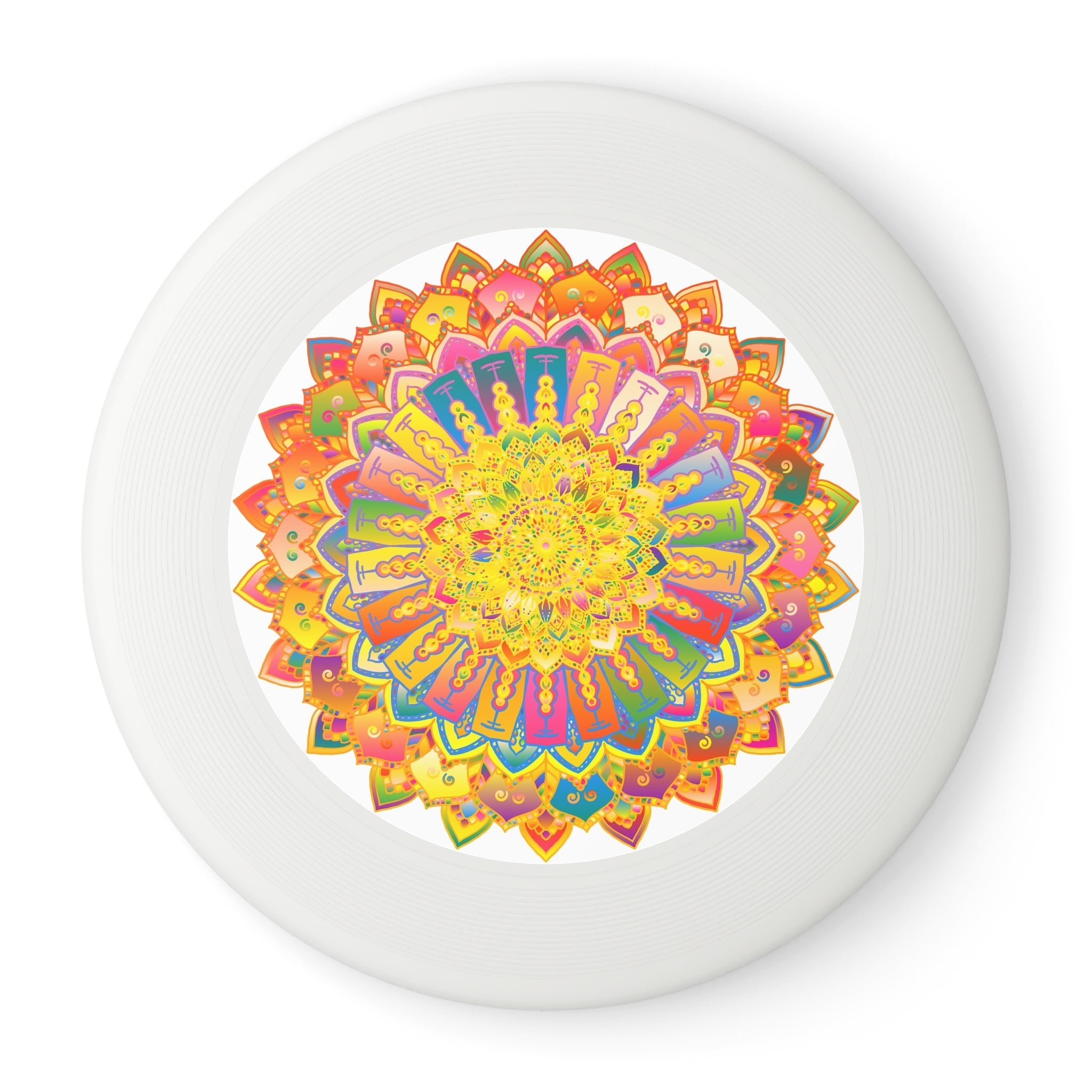 Vibrant Mandala Frisbee: Colorful Fun Accessories - Blululi