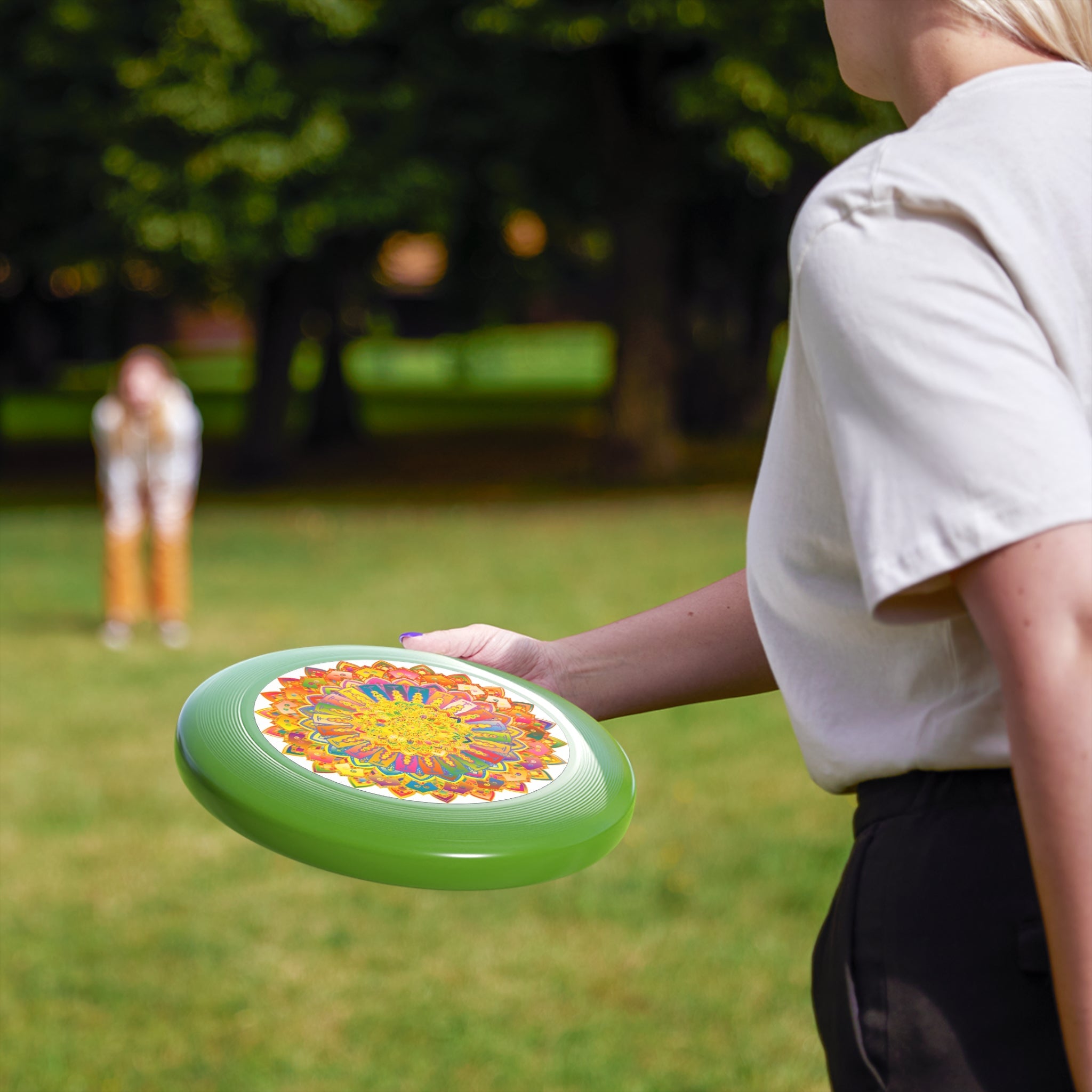 Vibrant Mandala Frisbee: Colorful Fun Accessories - Blululi