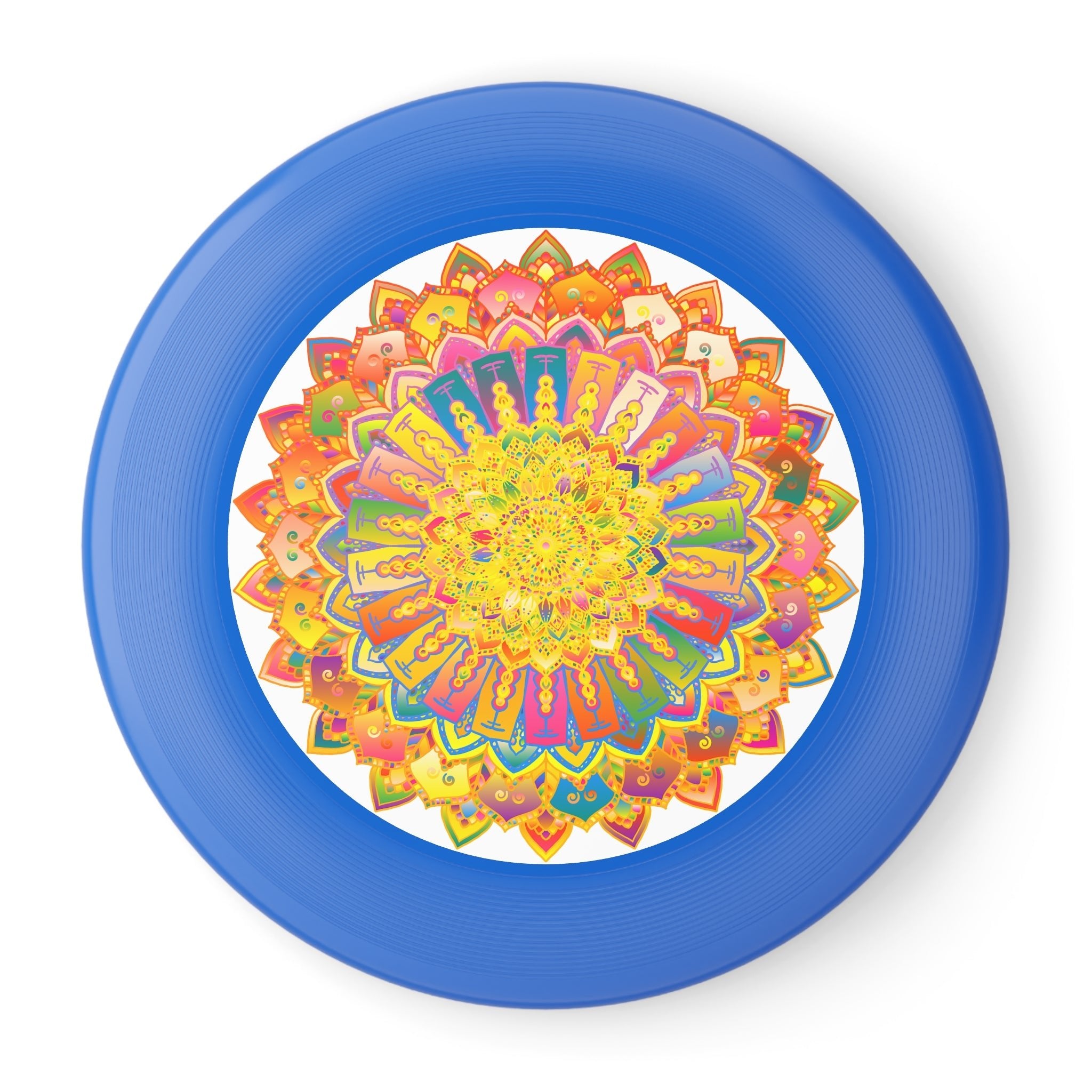 Vibrant Mandala Frisbee: Colorful Fun Accessories - Blululi