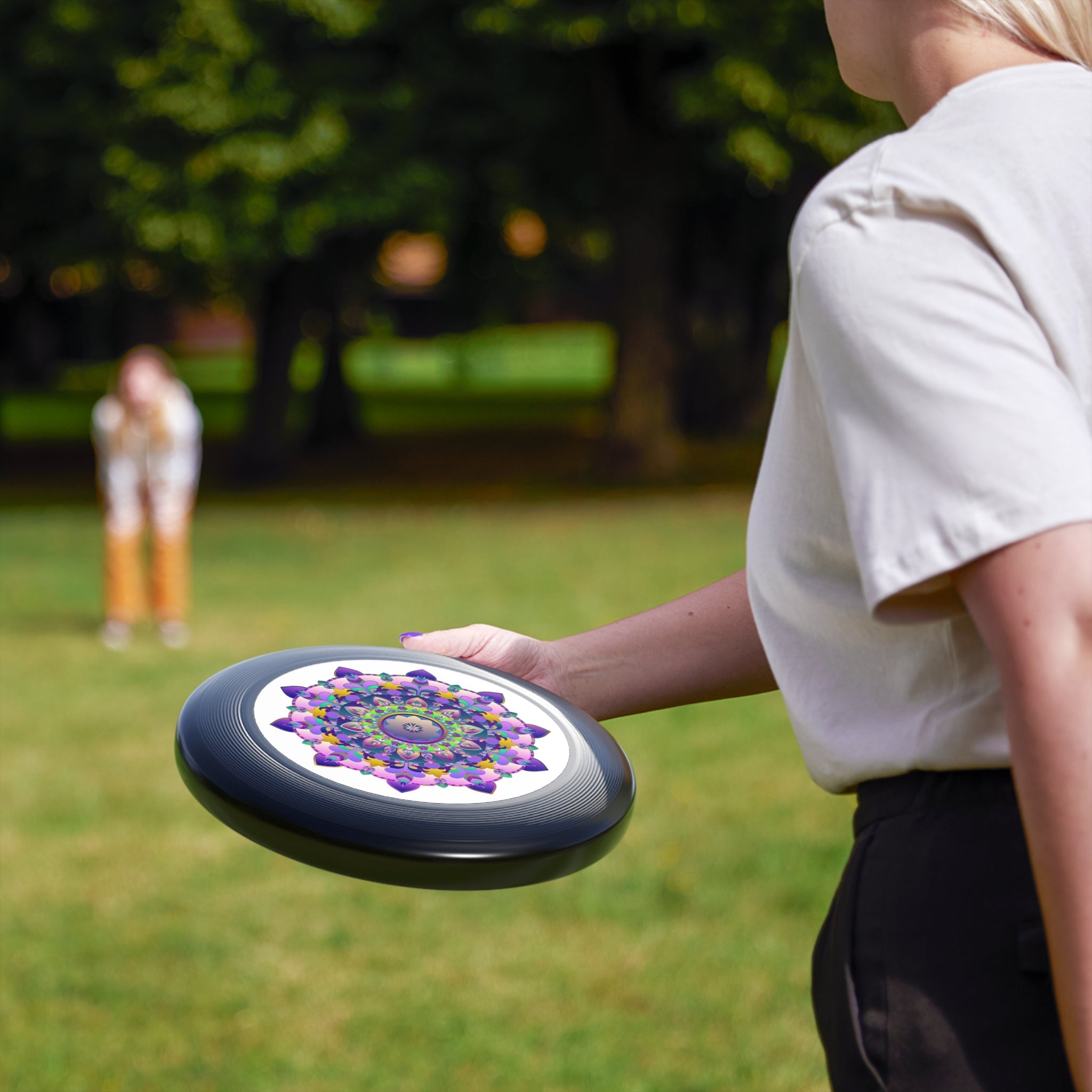 Vibrant Mandala Frisbee: Colorful Fun Accessories - Blululi