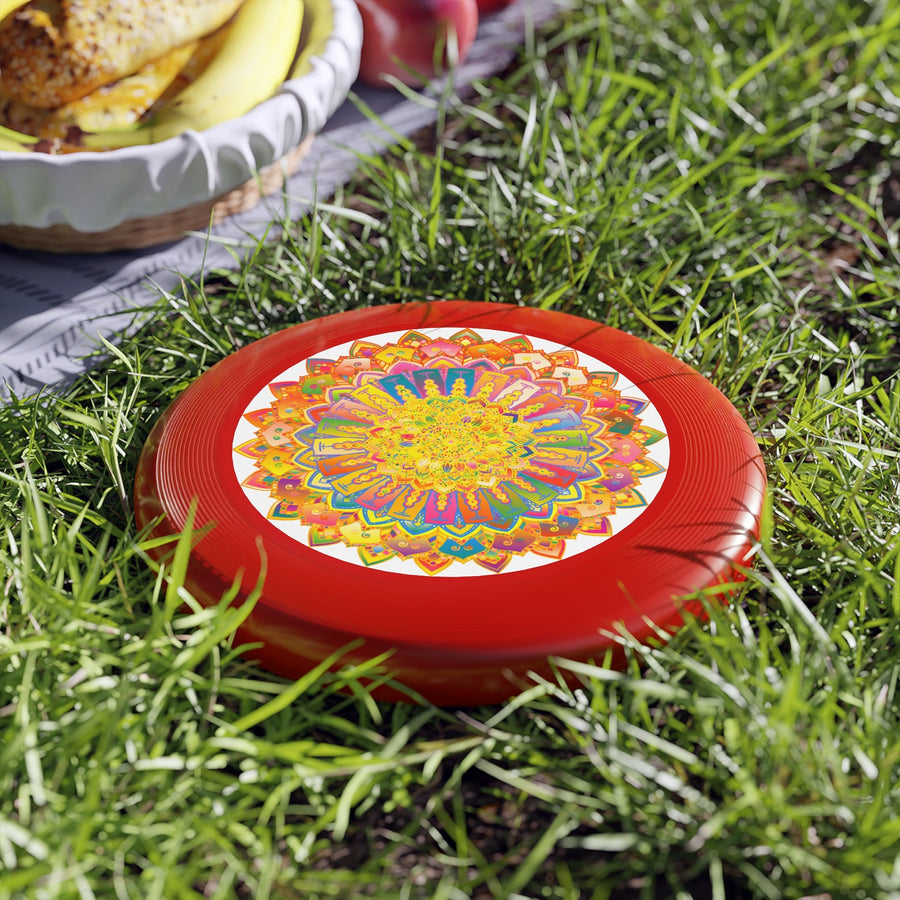 Vibrant Mandala Frisbee: Colorful Fun Accessories - Blululi