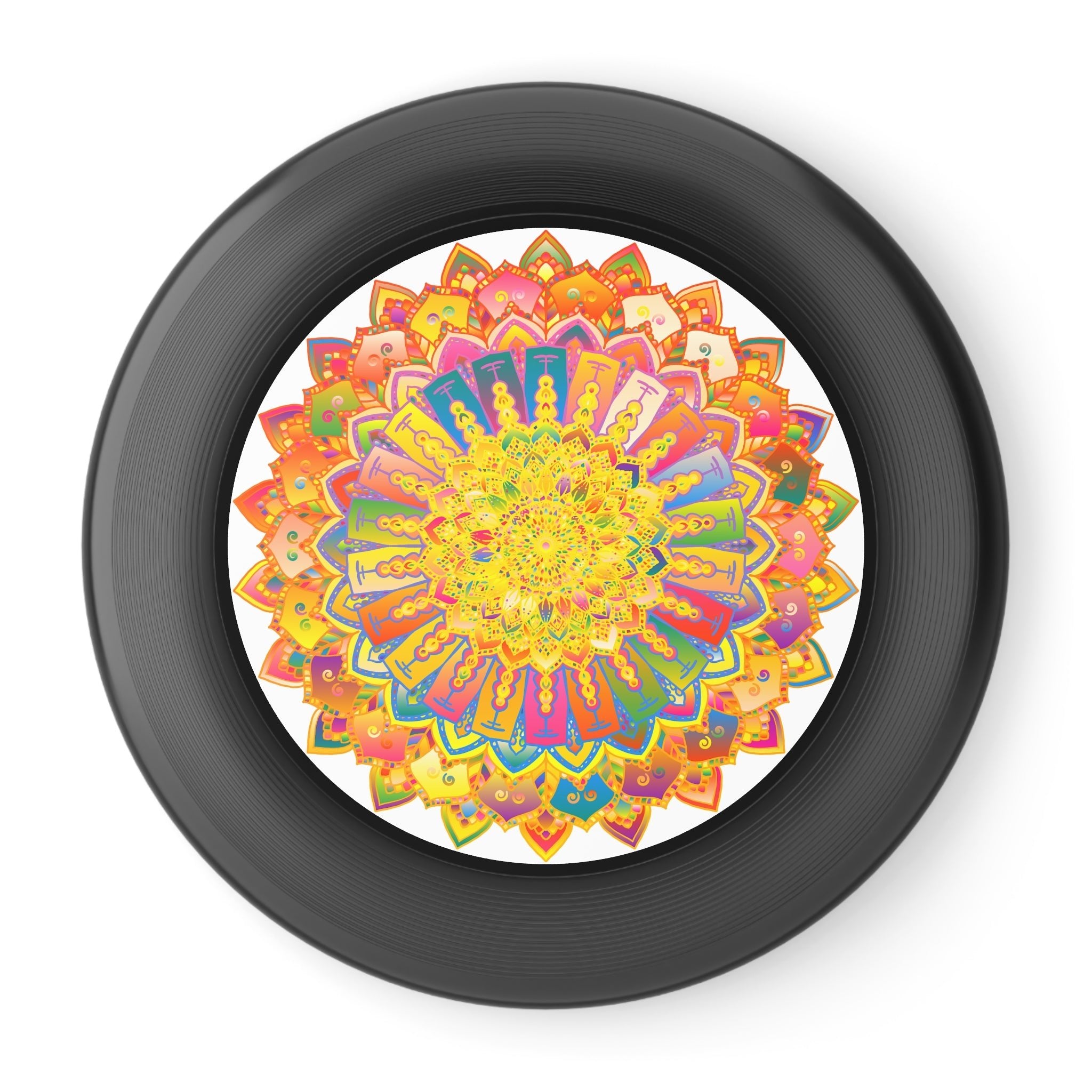 Vibrant Mandala Frisbee: Colorful Fun Accessories - Blululi