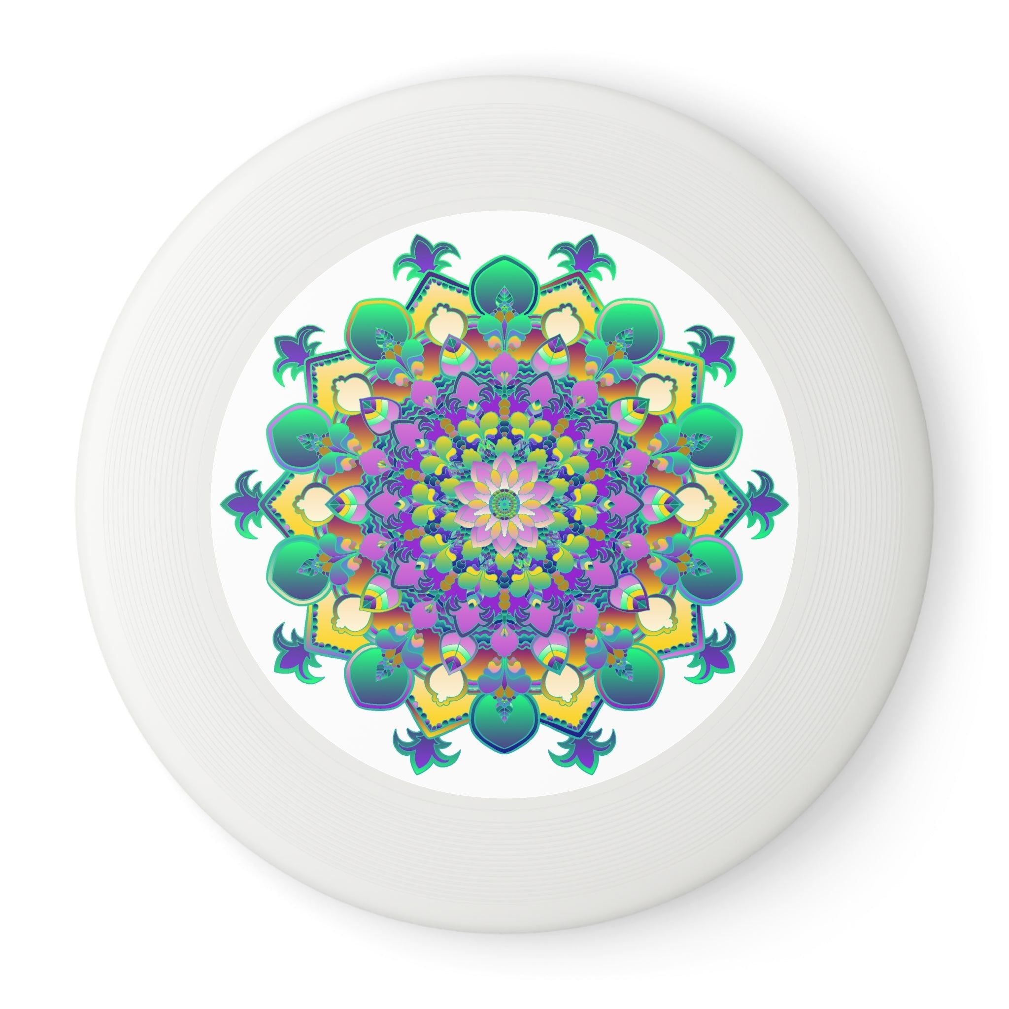Vibrant Mandala Frisbee: Colorful Fun Accessories - Blululi