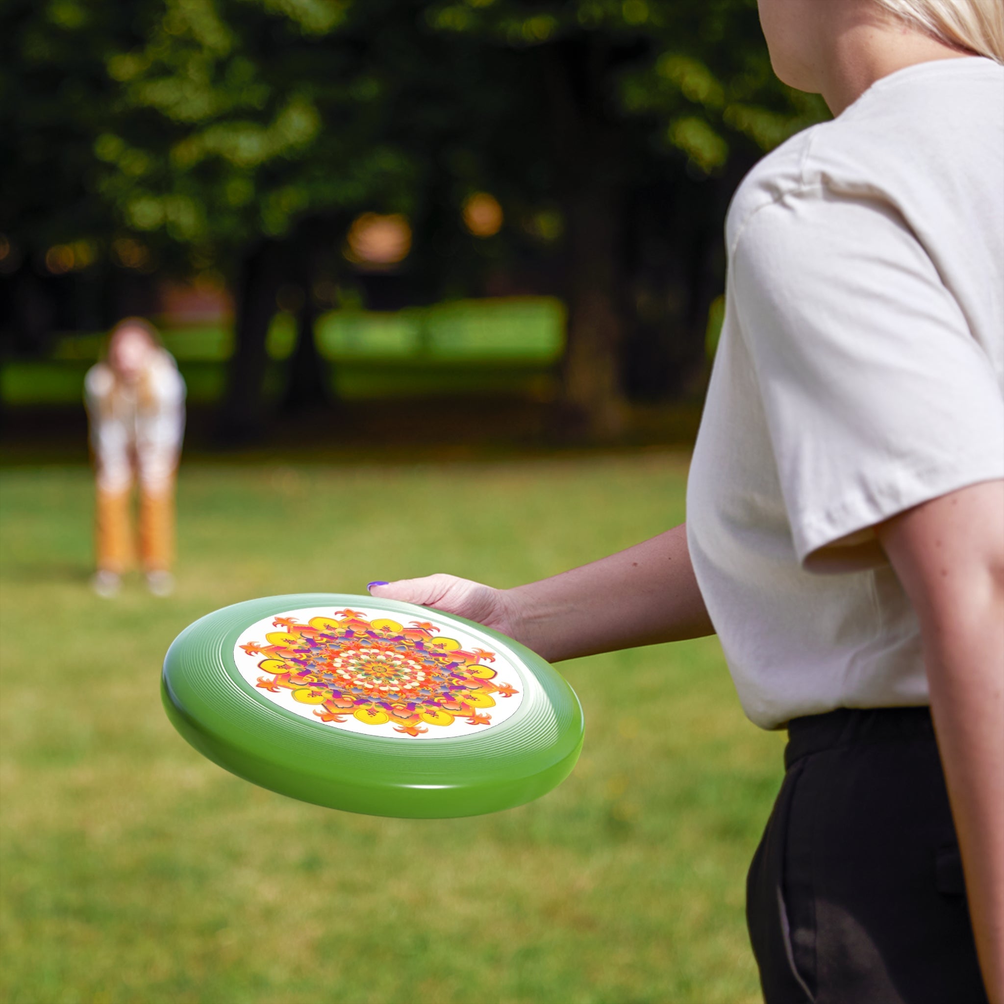 Vibrant Mandala Frisbee Disc Accessories - Blululi