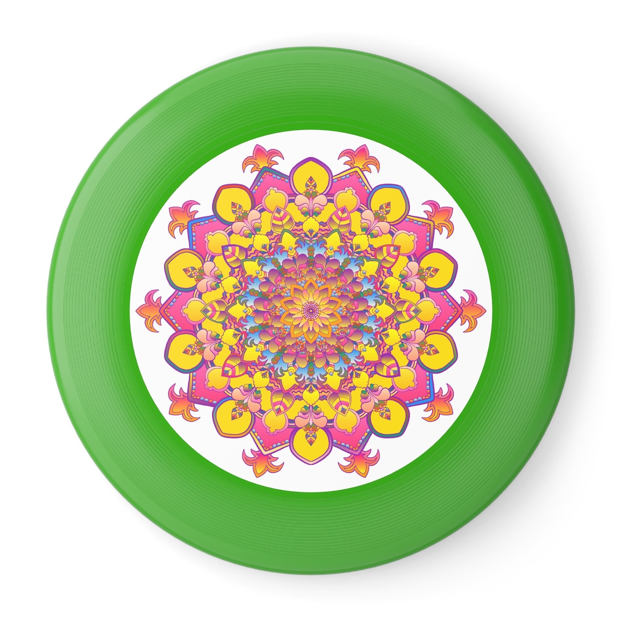 Vibrant Mandala Frisbee: Pink & Blue Accessories - Blululi