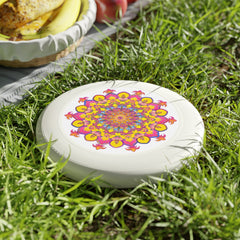 Vibrant Mandala Frisbee: Pink & Blue Accessories - Blululi