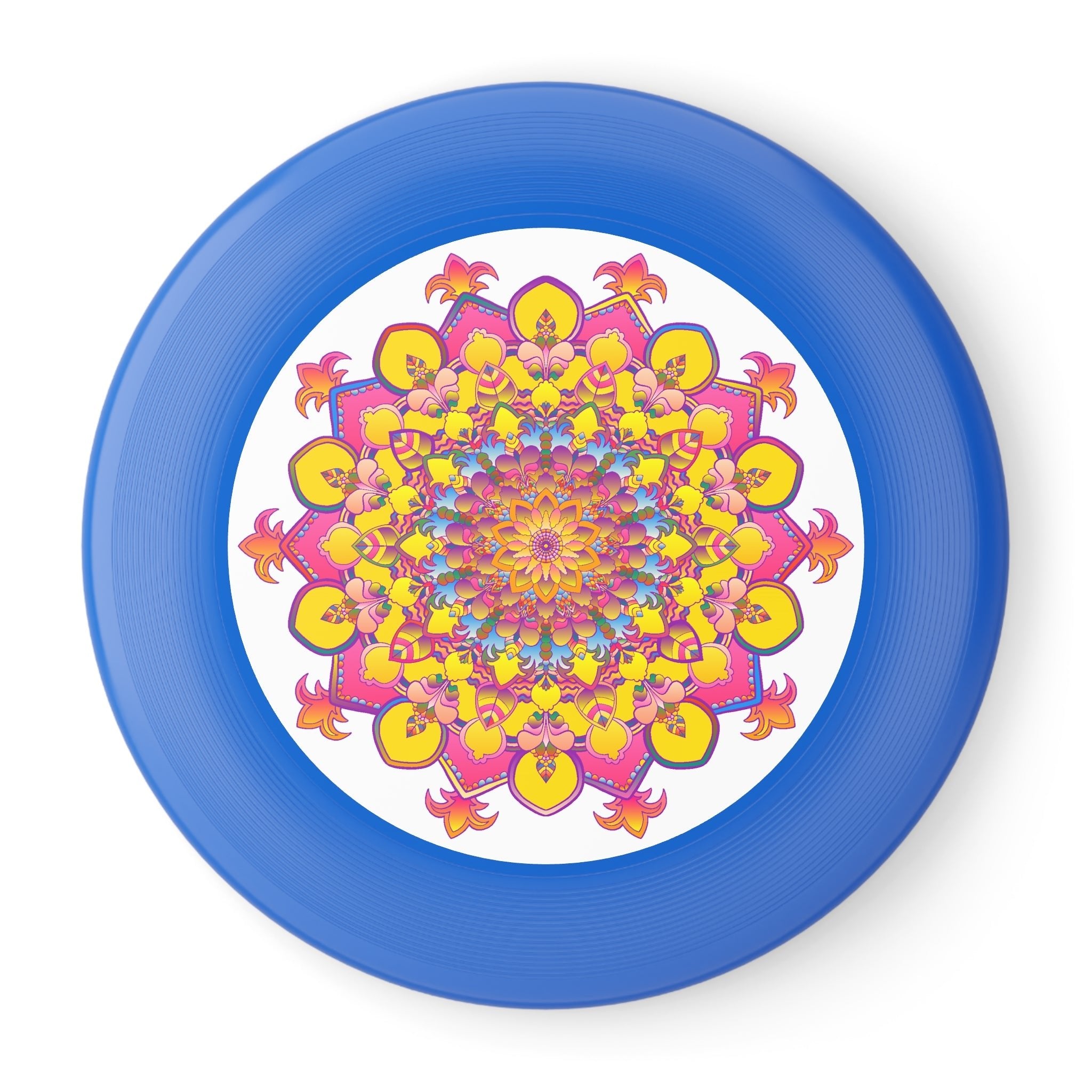 Vibrant Mandala Frisbee: Pink & Blue Accessories - Blululi