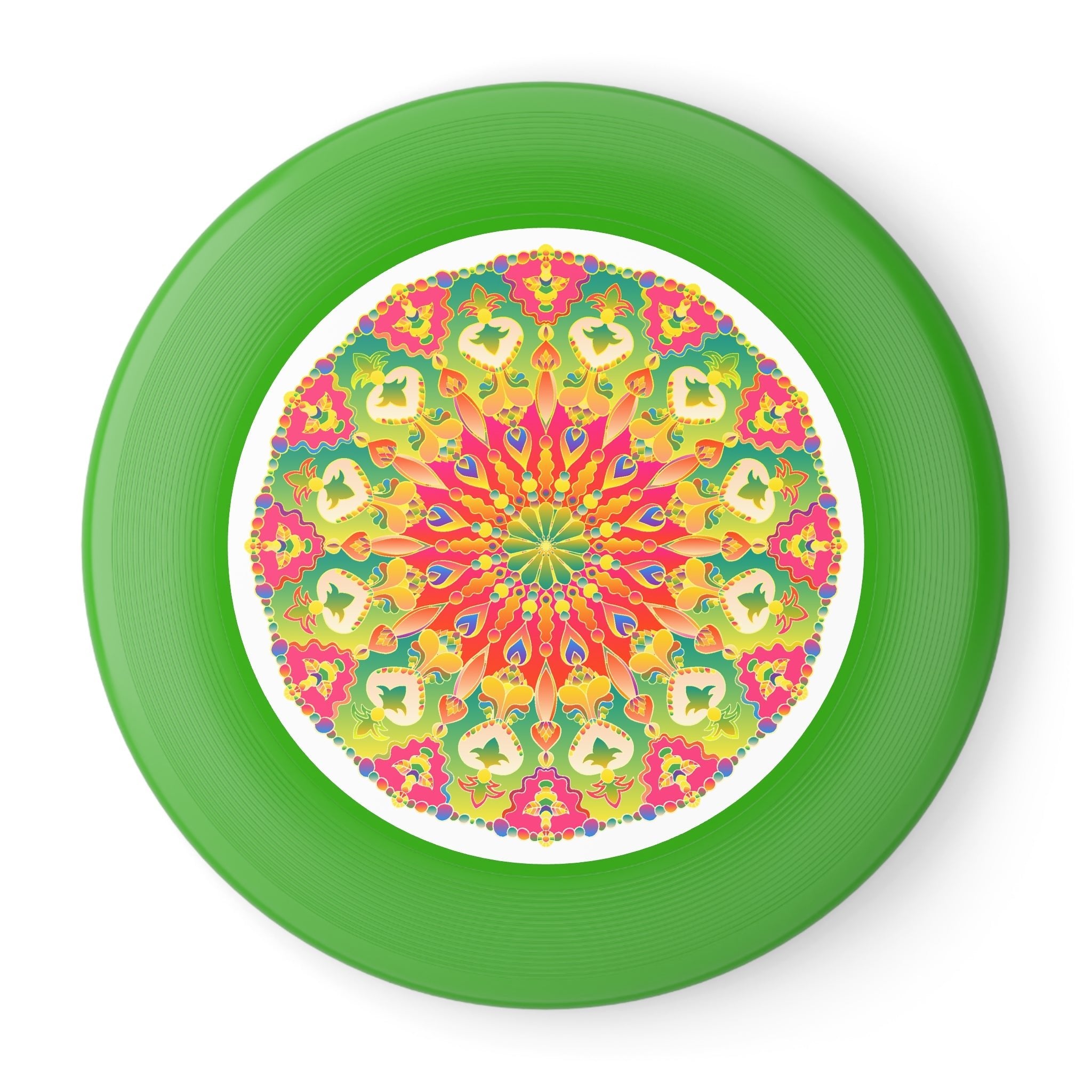 Vibrant Mandala Frisbee: Playful Art Accessories - Blululi