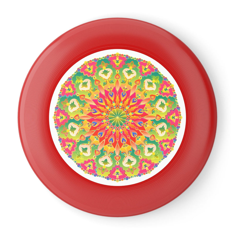 Vibrant Mandala Frisbee: Playful Art Accessories - Blululi