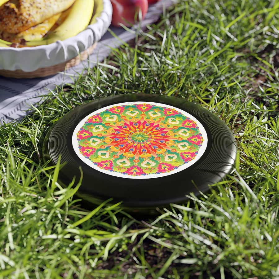 Vibrant Mandala Frisbee: Playful Art Accessories - Blululi