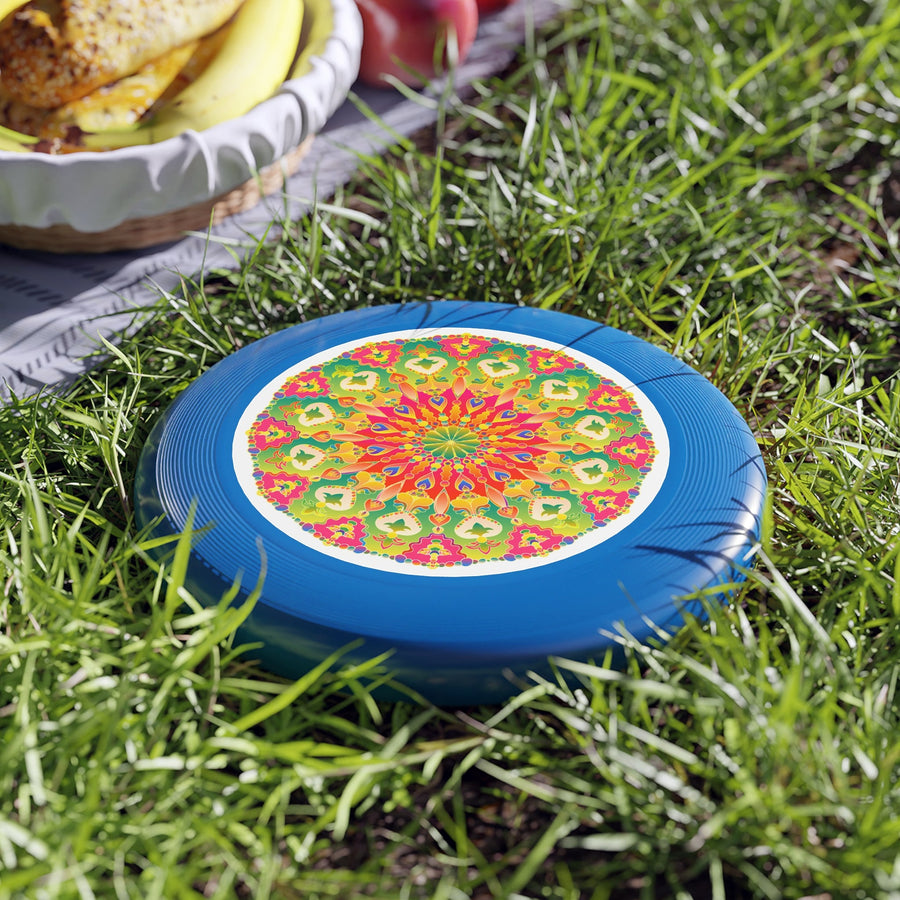 Vibrant Mandala Frisbee: Playful Art Accessories - Blululi