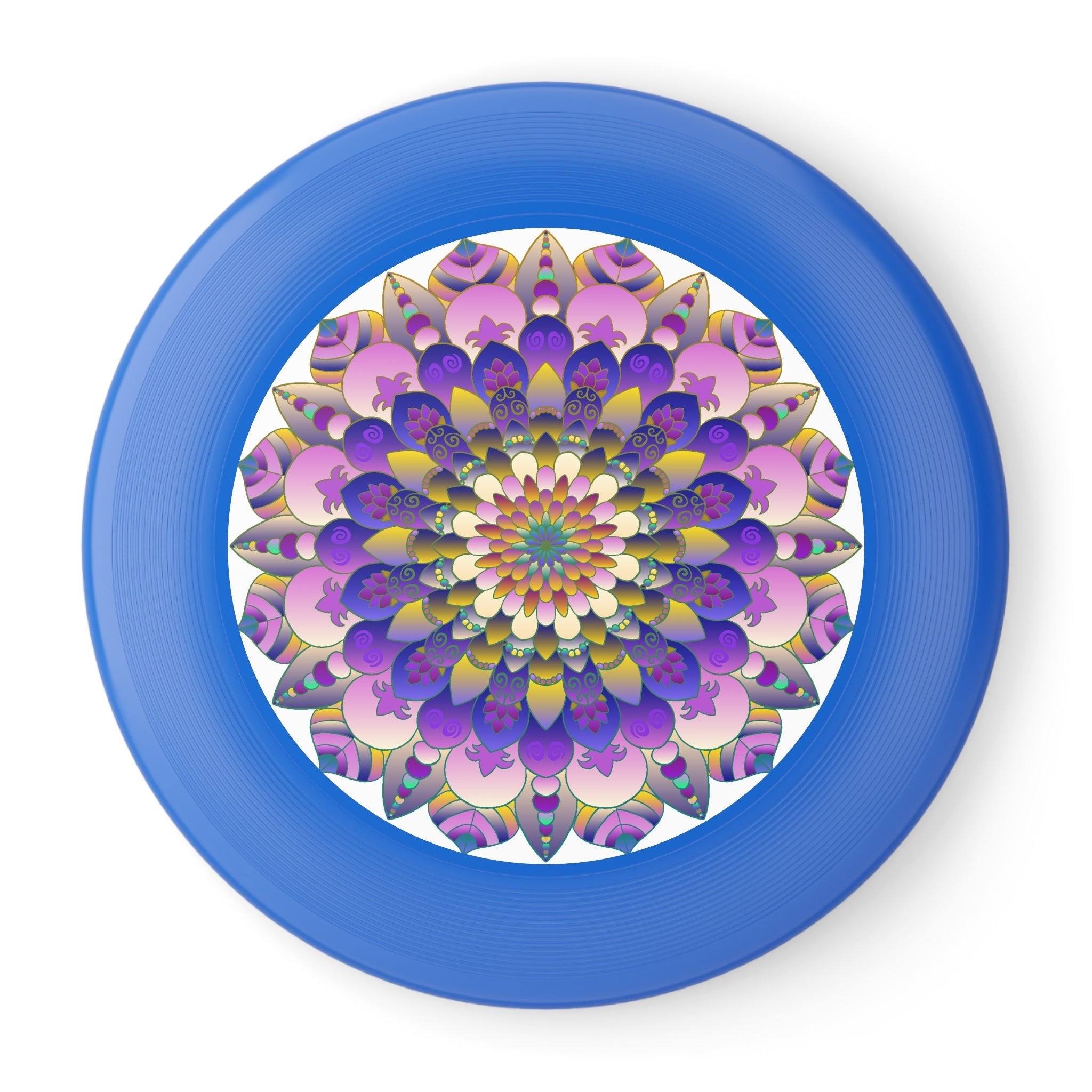 Vibrant Mandala Frisbee: Psychedelic Fun Accessories - Blululi