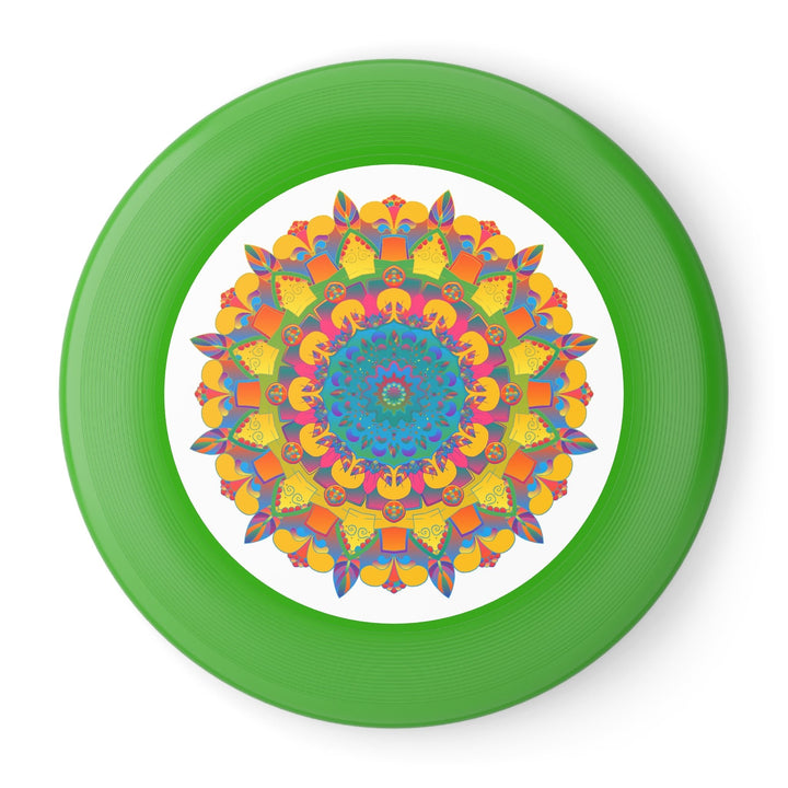 Vibrant Mandala Frisbee: Psychedelic Fun Accessories - Blululi