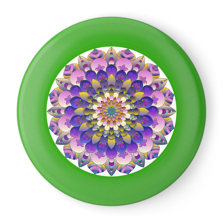 Vibrant Mandala Frisbee: Psychedelic Fun Accessories - Blululi