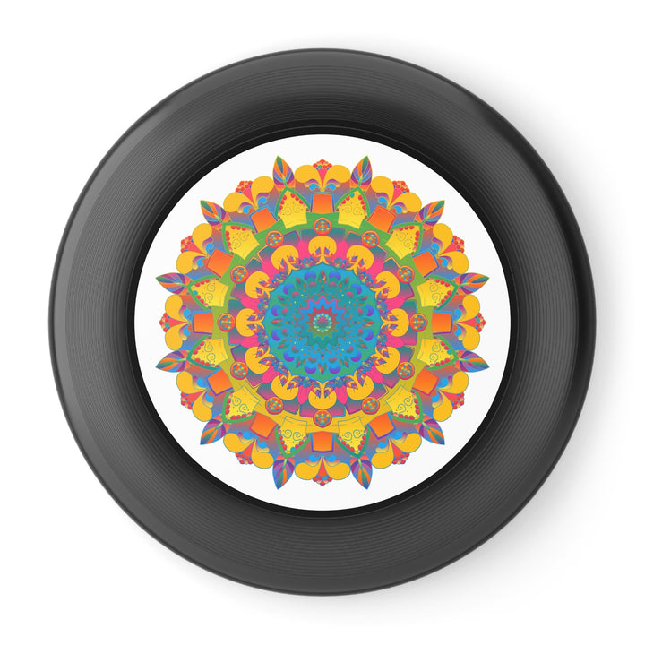 Vibrant Mandala Frisbee: Psychedelic Fun Accessories - Blululi