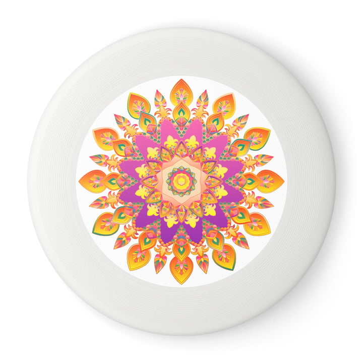 Vibrant Mandala Frisbee: Psychedelic Fun Accessories - Blululi