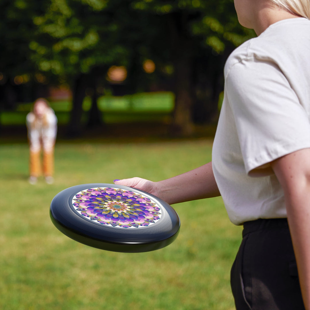 Vibrant Mandala Frisbee: Psychedelic Fun Accessories - Blululi