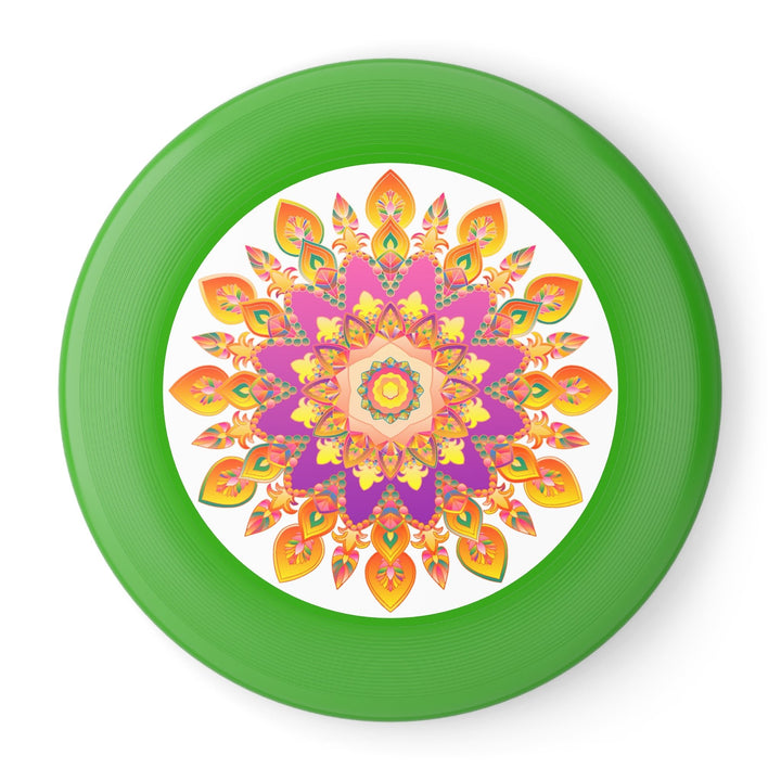 Vibrant Mandala Frisbee: Psychedelic Fun Accessories - Blululi